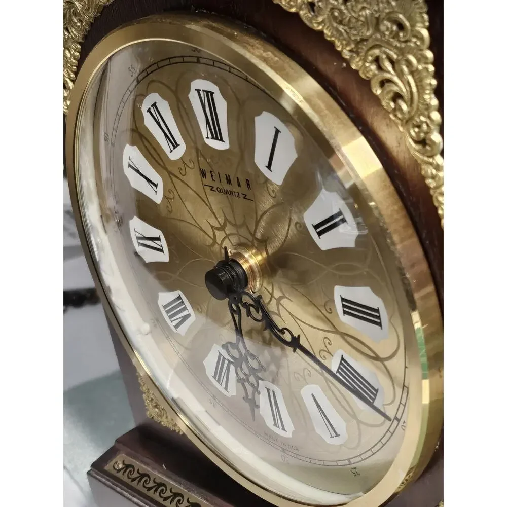 Vintage Weimar Clock German Democratic Republic (East Germany) Quartz Mantle